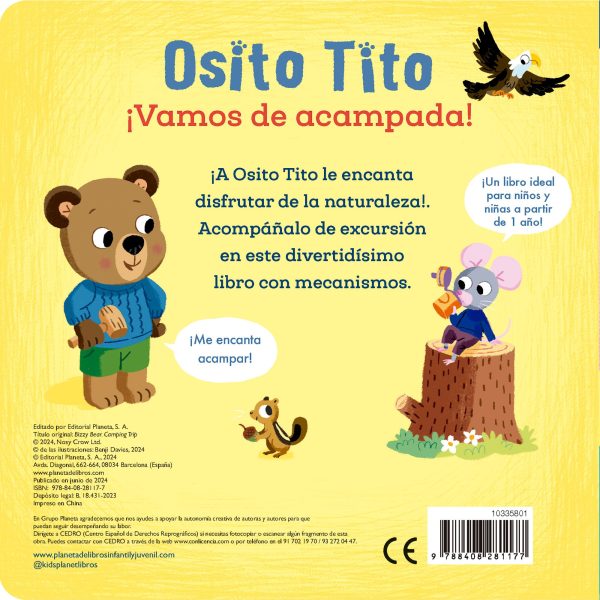 OSITO TITO. ¡VAMOS DE ACAMPADA!