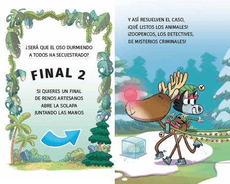 APRENDE A LEER CON... ¡LOS DETECTIVES ZOOPENCOS! 9. ¡NI UN RENO MENOS! - Imagen 2