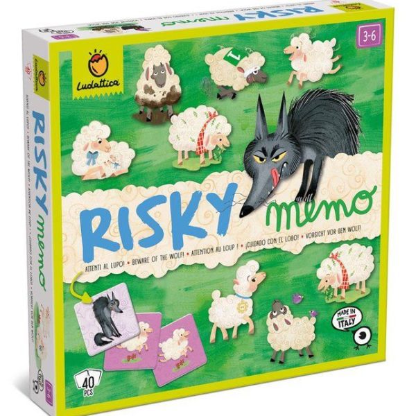 JUEGO LUDATTICA RISKY MEMO - ICUIDADO CON EL LOBO!