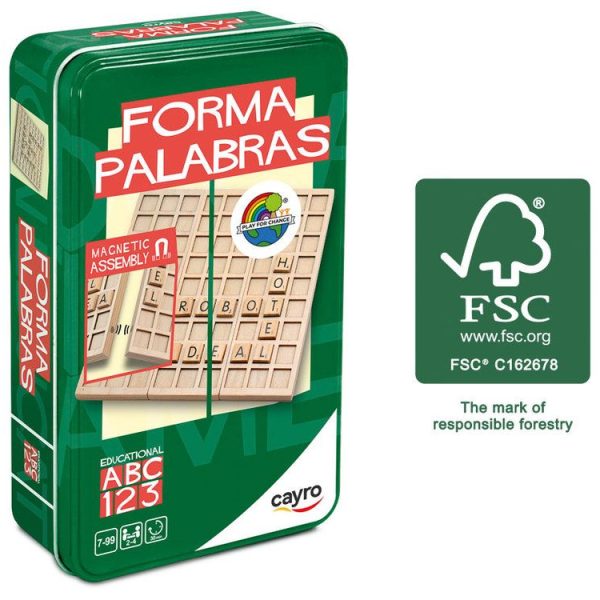JUEGO FORMAPALABRAS TRAVEL METAL BOX