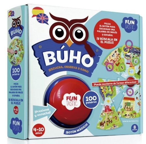 PUZZLE BOTON BUHO 100 PALABRAS