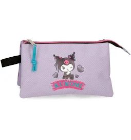 PORTATODO TRES COMPARTIMENTOS KUROMI RETROPOP