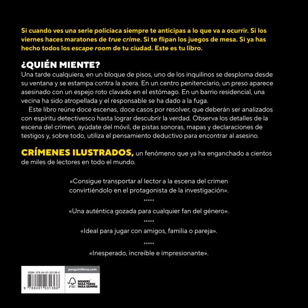 CRIMENES ILUSTRADOS: ¿QUIEN ESTA MINTIEN