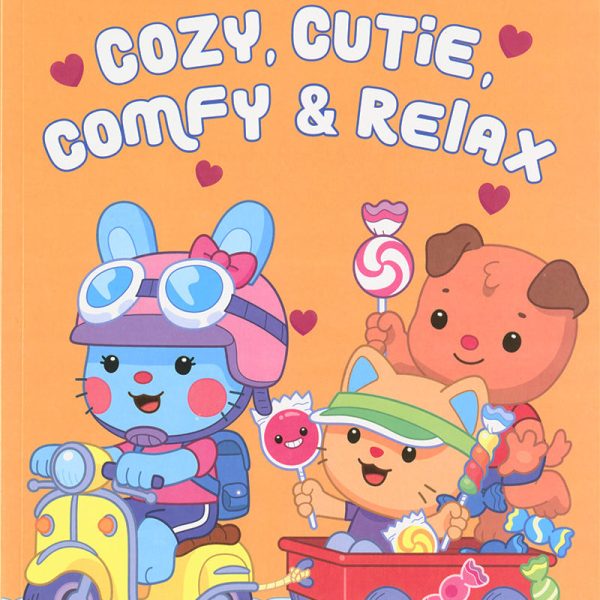 COZIE, CUTIE, COMFY & RELAX. COLOREA LOS ANIMALES