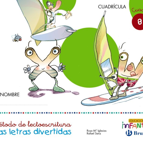 LAS LETRAS DIVERTIDAS CUADRÍCULA CUADERNO 8