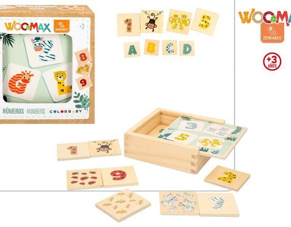 JUEGO EDUCATIVO LETRAS & NUMEROS WOOMAX ZOOKABEE 2 SURTIDOS